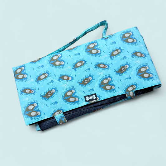 Otterly Lovely Dog Settle Mat - The Perfect Travel Mat for Your Dog! 🦦💙 - The Bark Market