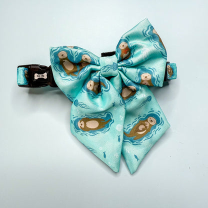 Otterly Lovely Sailor bow 🦦💙 - The Bark Market