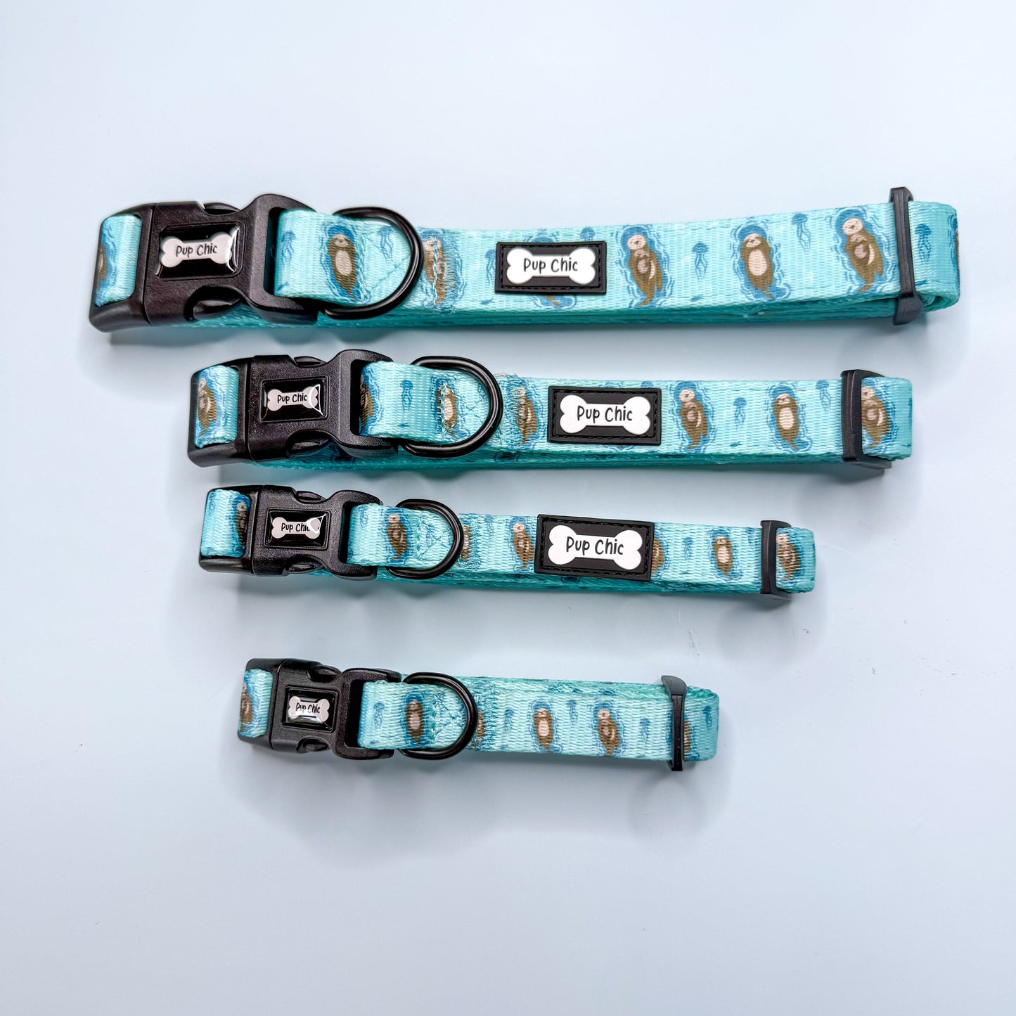 Otterly Lovely Dog Collar 🦦💙 - The Bark Market