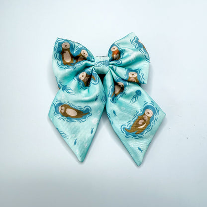 Otterly Lovely Sailor bow 🦦💙 - The Bark Market