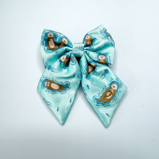 Otterly Lovely Sailor bow 🦦💙 - The Bark Market