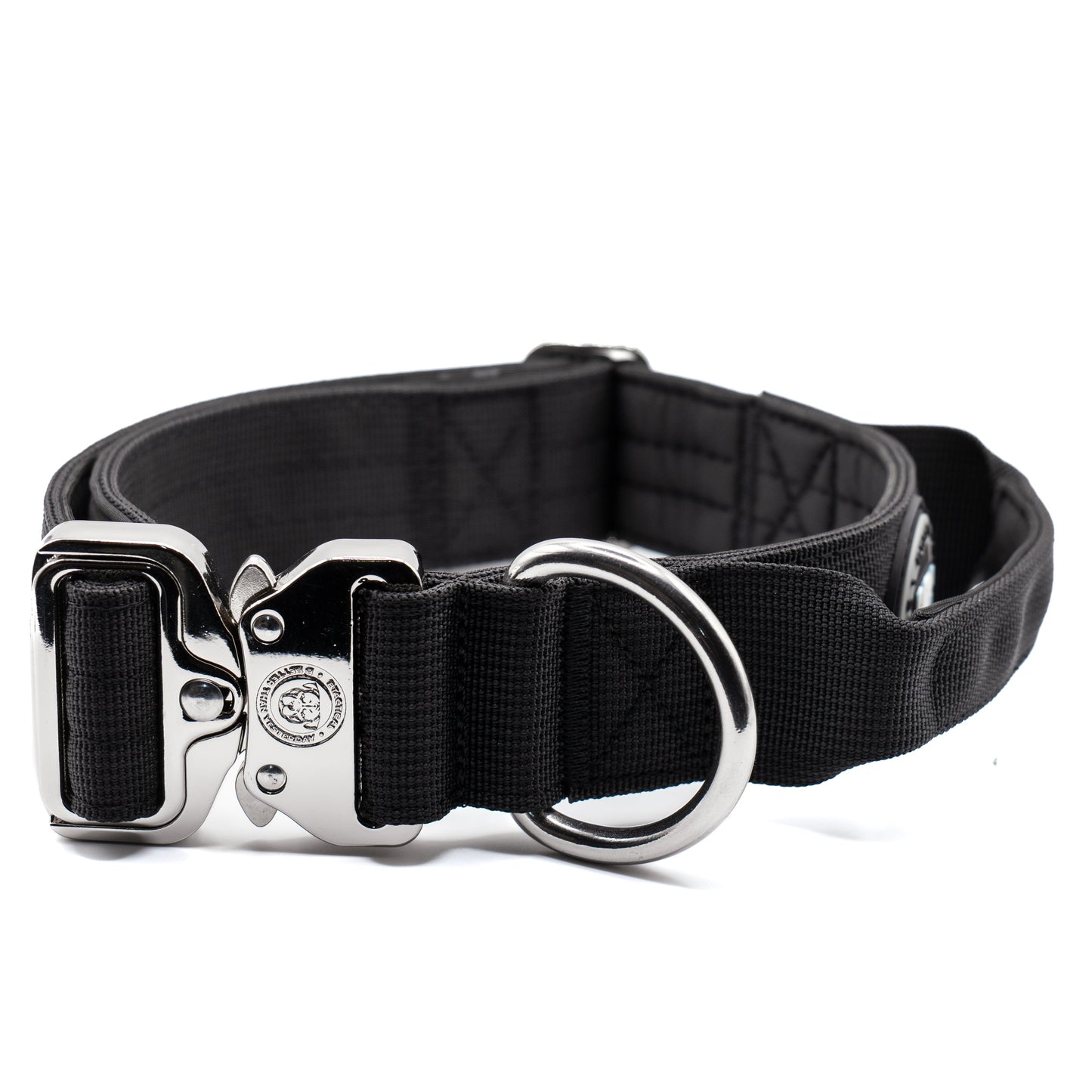 4cm Nylon BTactical™ Collar | Midnight Black - The Bark Market