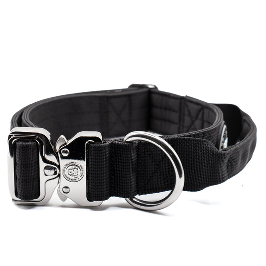 4cm Nylon BTactical™ Collar | Midnight Black - The Bark Market