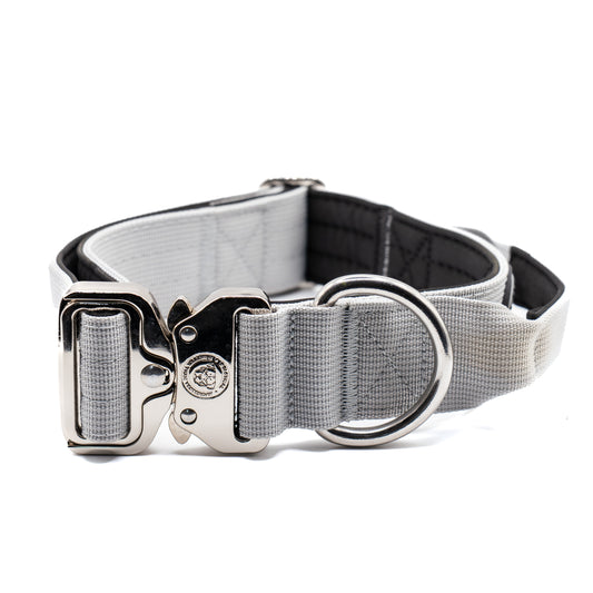 4cm Nylon BTactical™ Collar | Misty Grey - The Bark Market