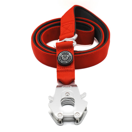 Nylon BTactical™ Frog Clip Lead | Citrus Red - The Bark Market