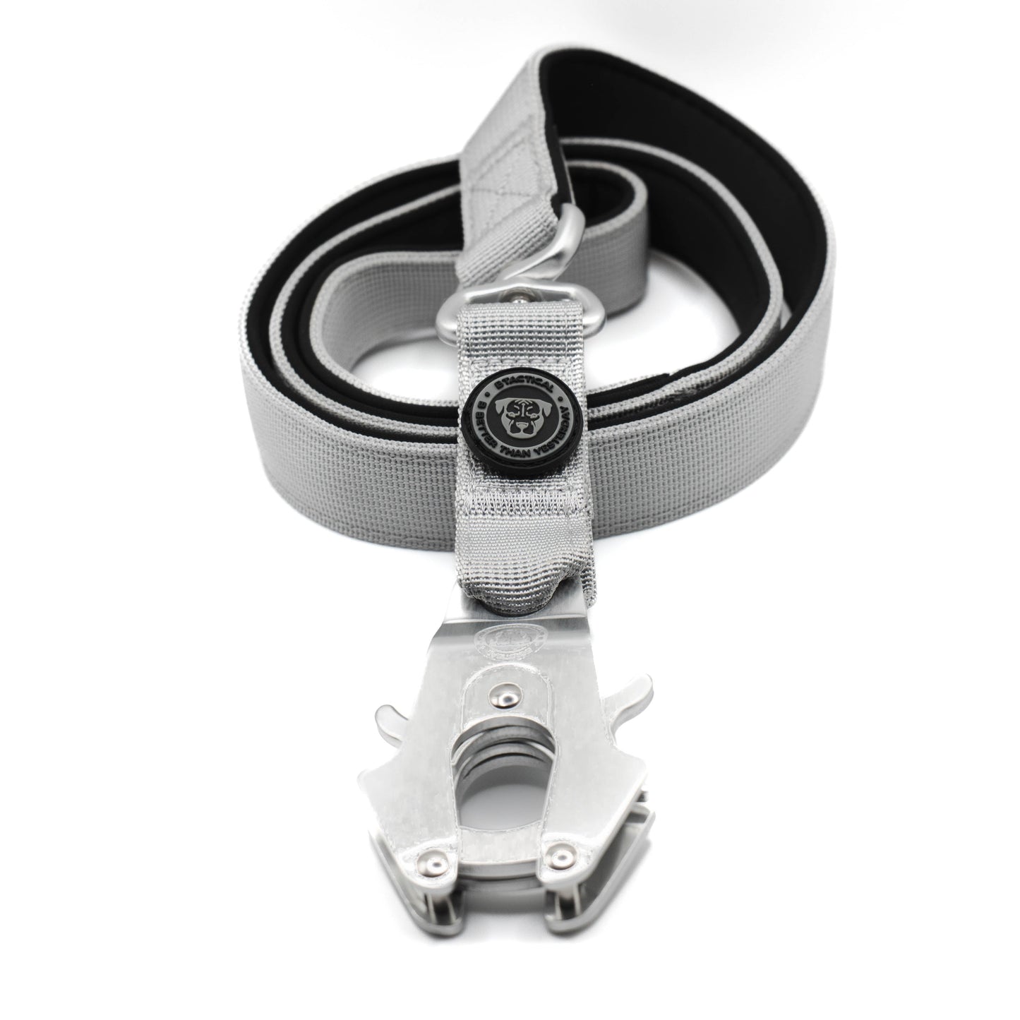 Nylon BTactical™ Frog Clip Lead | Misty Grey - The Bark Market