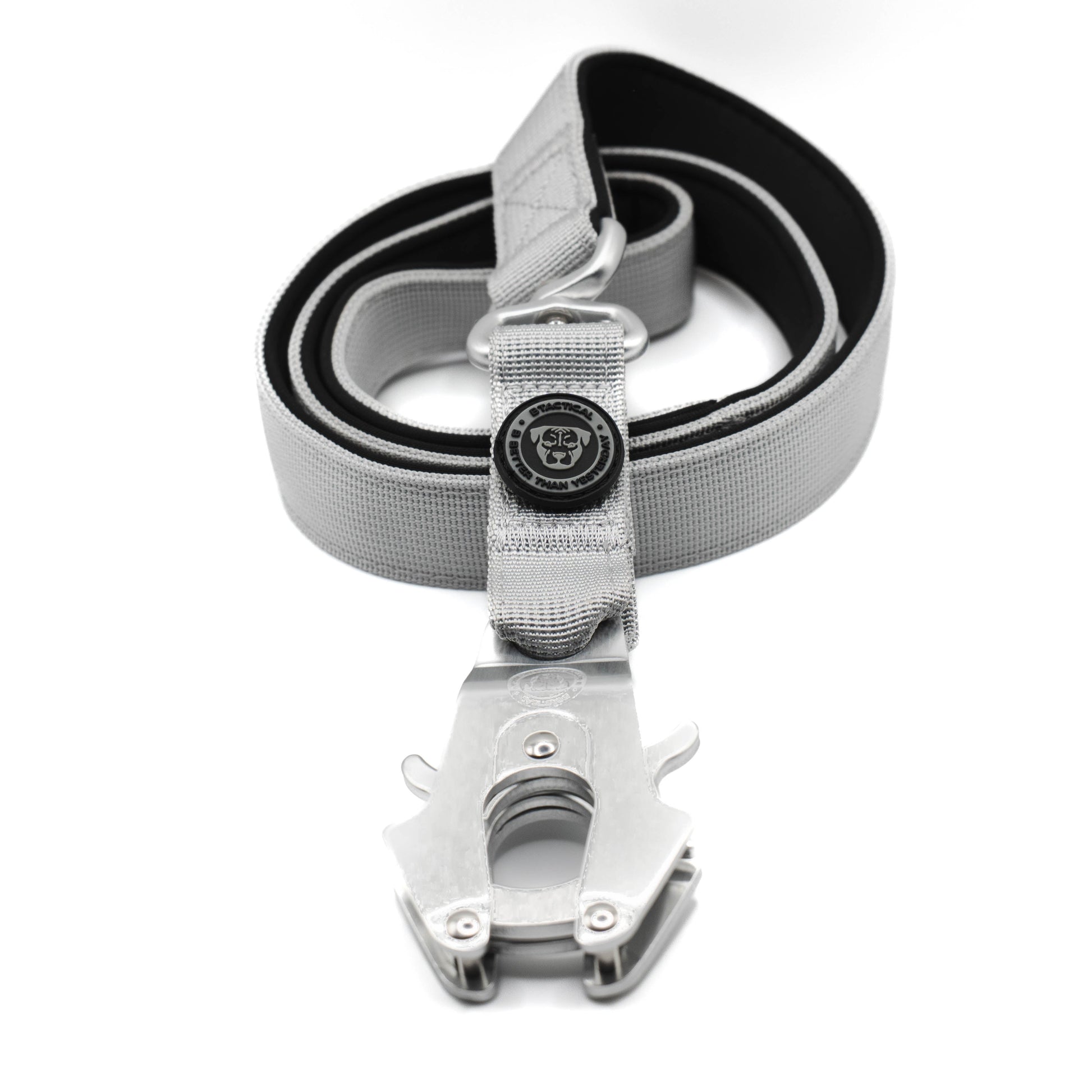 Nylon BTactical™ Frog Clip Lead | Misty Grey - The Bark Market