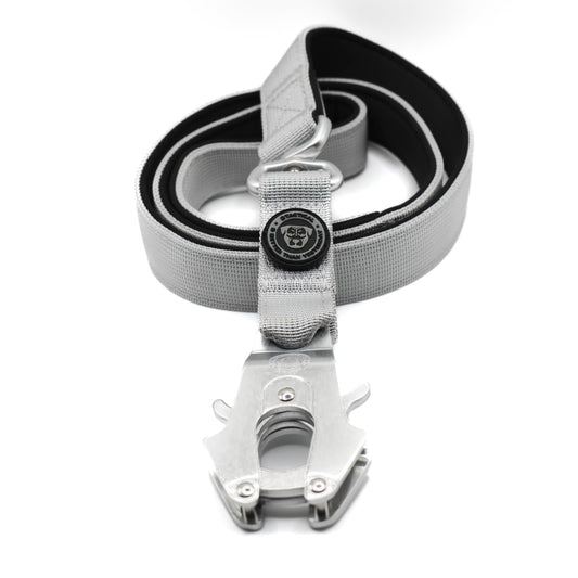Nylon BTactical™ Frog Clip Lead | Misty Grey - The Bark Market