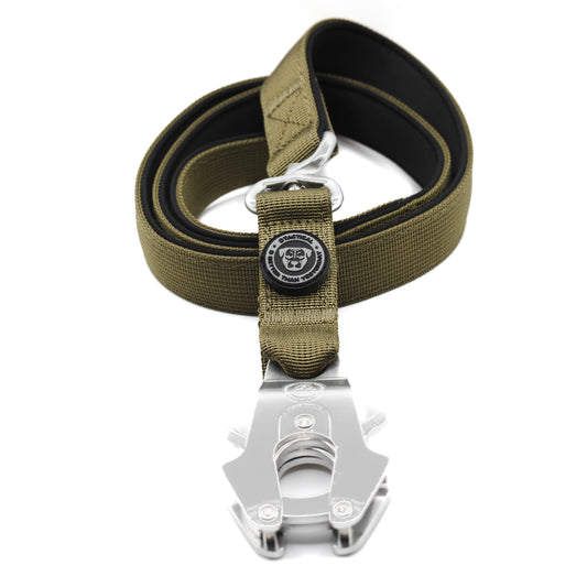 Nylon BTactical™ Frog Clip Lead | Khaki Green - The Bark Market