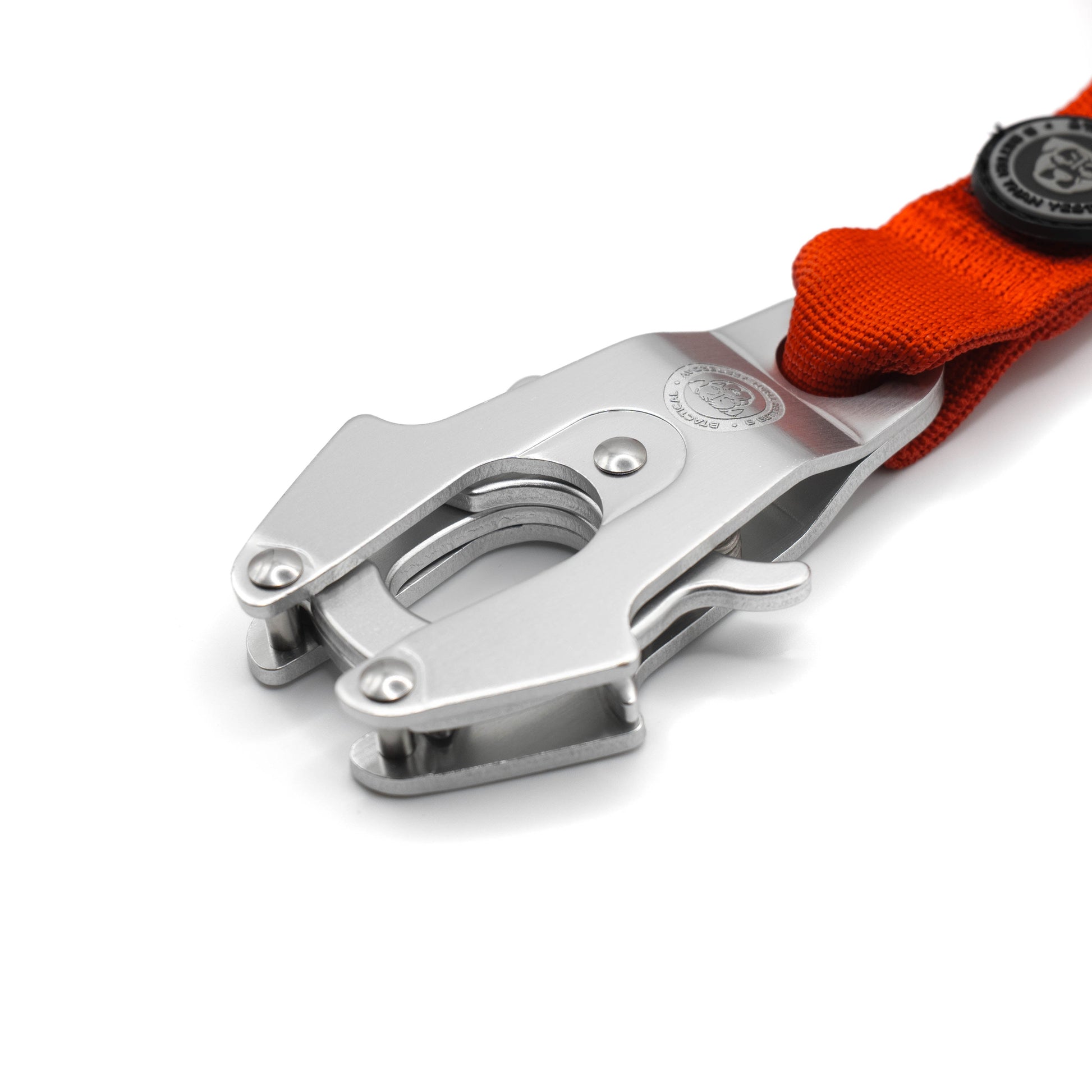 Nylon BTactical™ Frog Clip Lead | Citrus Red - The Bark Market
