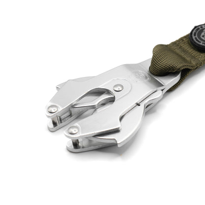 Nylon BTactical™ Frog Clip Lead | Khaki Green - The Bark Market