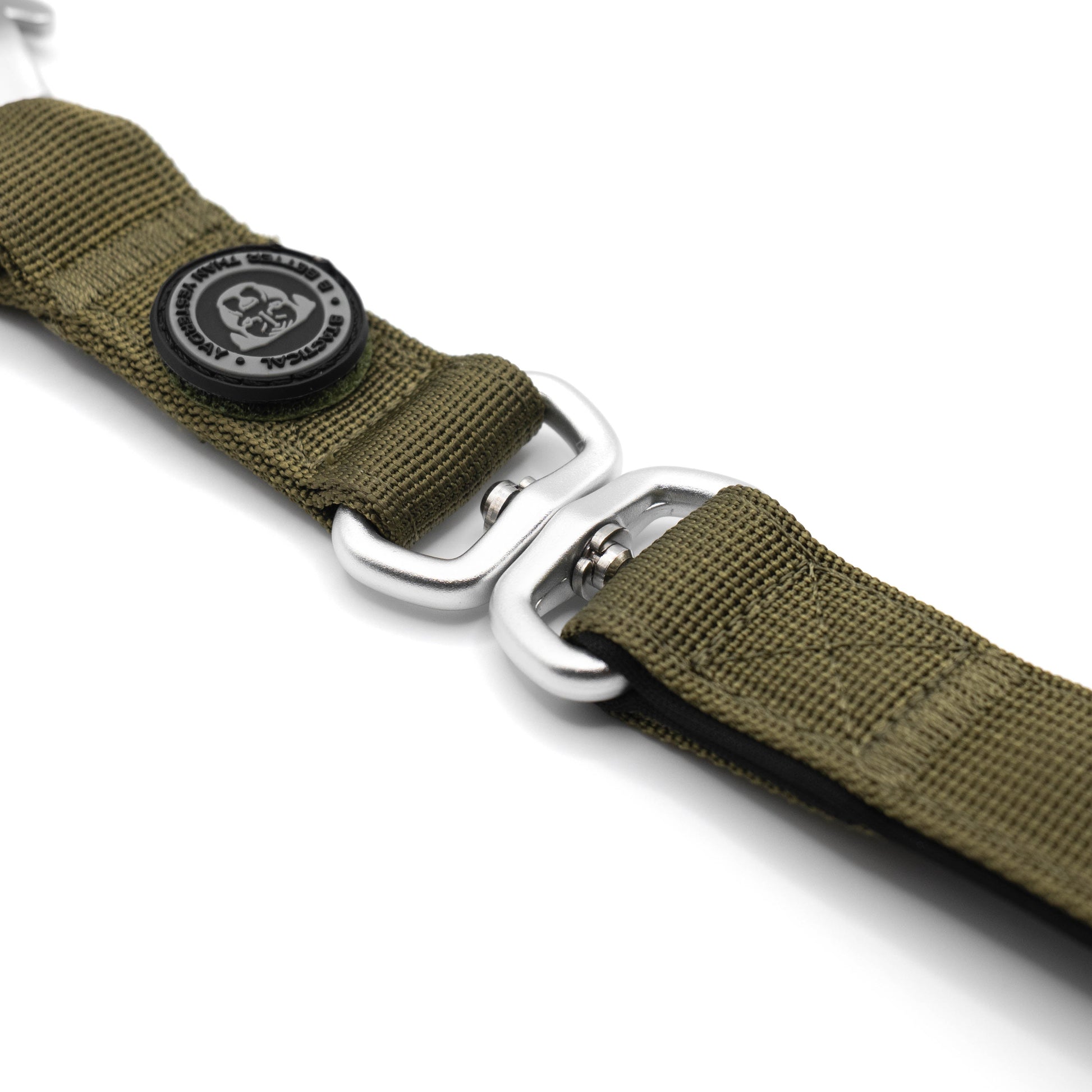 Nylon BTactical™ Frog Clip Lead | Khaki Green - The Bark Market