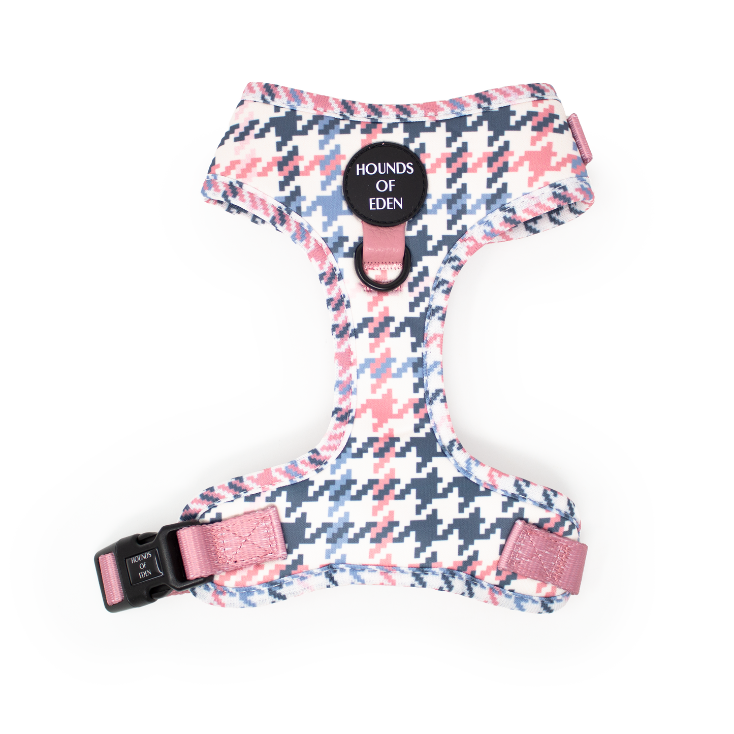 Pink Houndstooth Dog Harness (XXS-XS) - The Bark Market