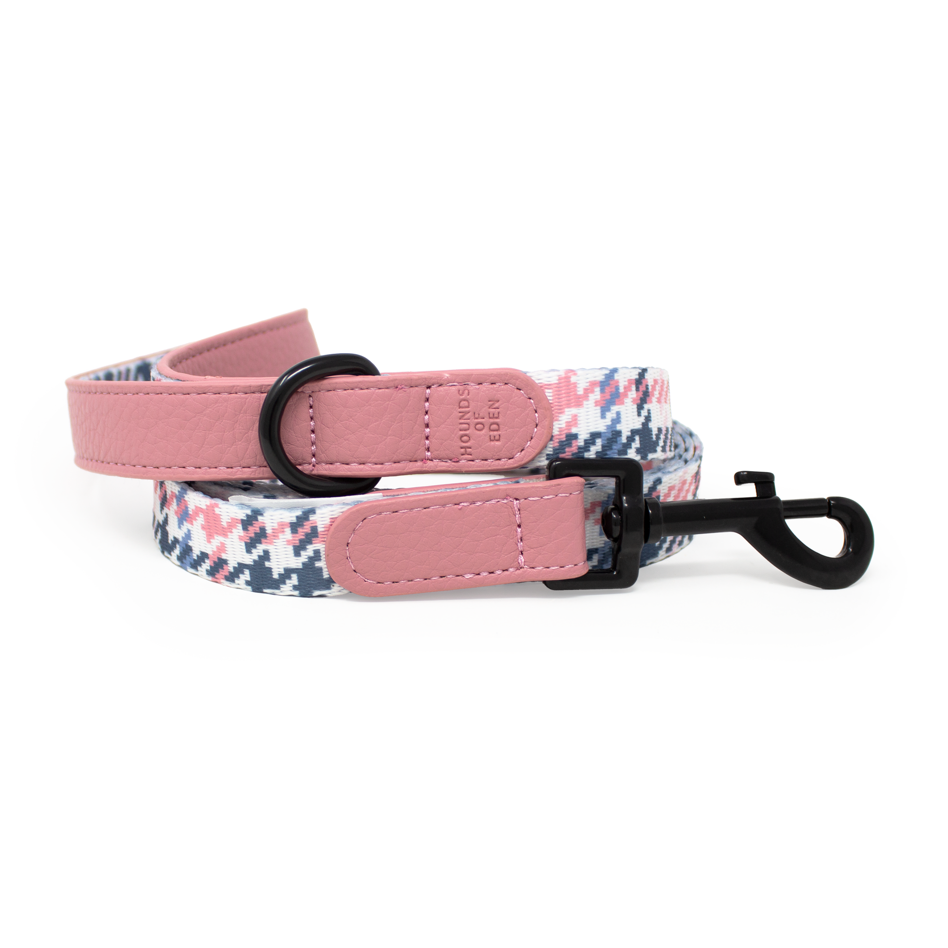 Pink Houndstooth Dog Supaw Strong Lite™ Harness (XS-XL) - The Bark Market
