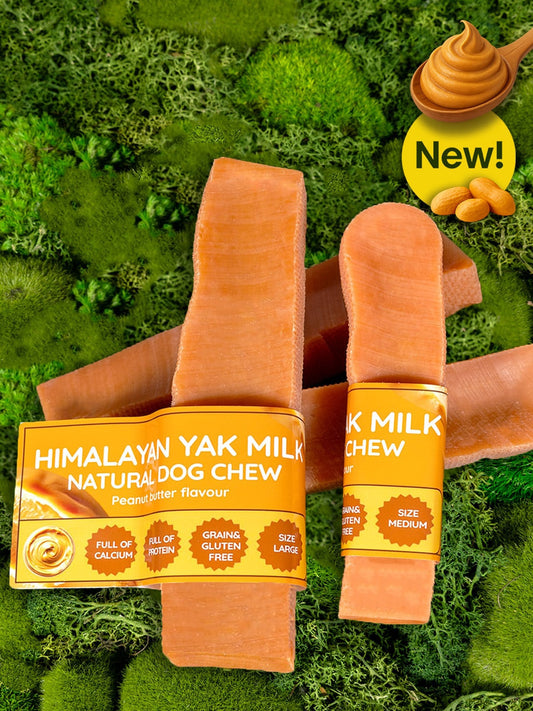 Peanut Butter Yak Dog Chew - The Bark Market