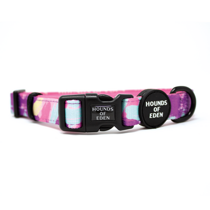 'Blush it Off' - Pink, Purple, Pastel Mint & Lemon Camo Pattern Dog Harness - The Bark Market