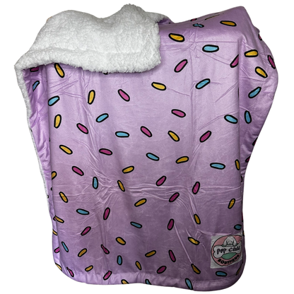Pink Sprinkles For Days blanket - fleece dog blanket - The Bark Market
