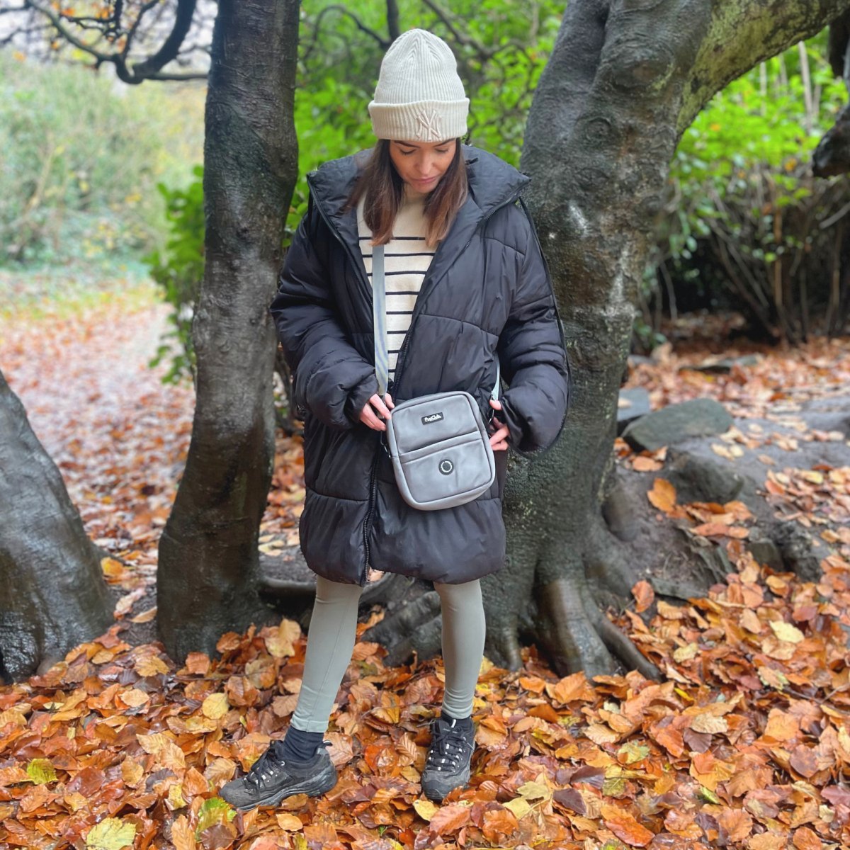 Mini Dog Walking Bag - Grey - The Bark Market