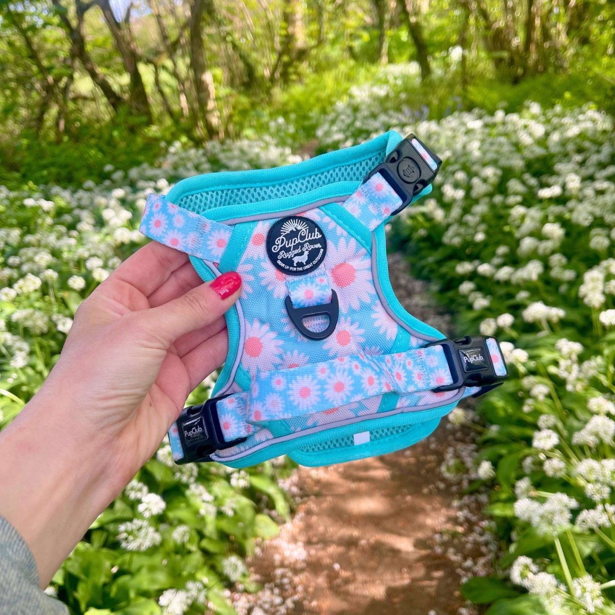 Rugged Rover™ Harness - Pastel Daisy - The Bark Market