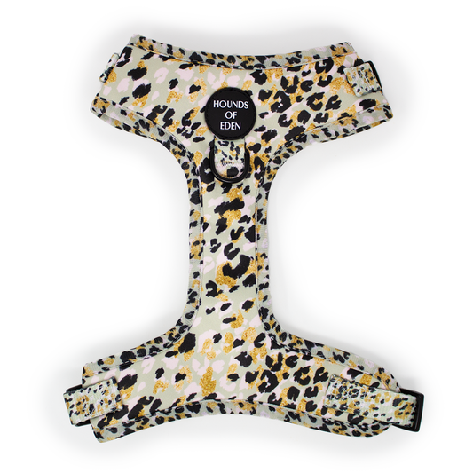 Sage Leopard Design Dog Harness - The Bark Market
