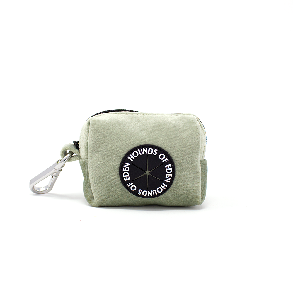 Sage Mist - Velvet Poop Bag/Treat Holder - The Bark Market
