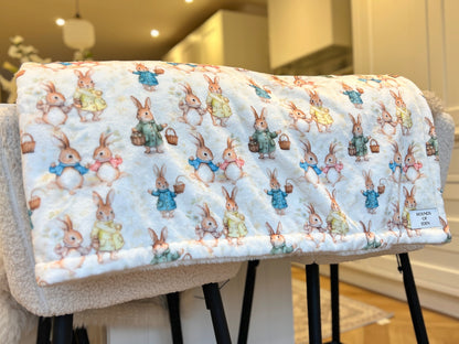 Bunny Tales - Supaw Sized Faux Fur Blanket - The Bark Market