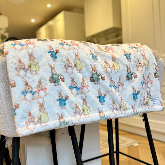 Bunny Tales - Supaw Sized Faux Fur Blanket - The Bark Market
