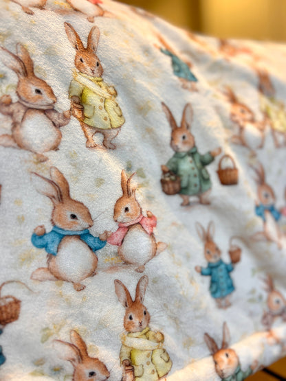 Bunny Tales - Supaw Sized Faux Fur Blanket - The Bark Market