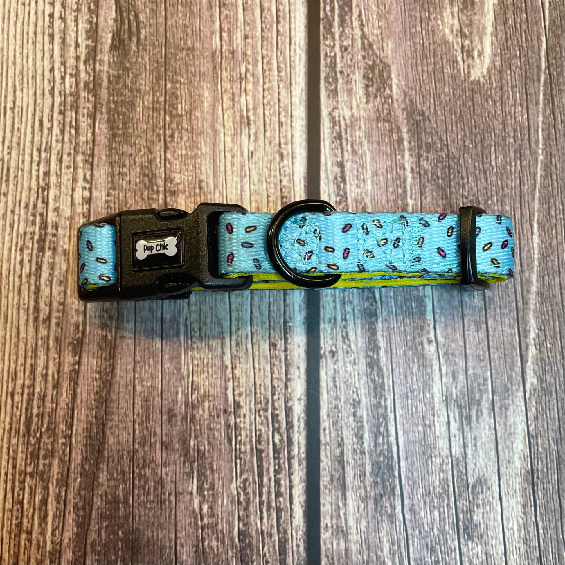 Sprinkles For Days Collar - pink or blue sprinkles dog collar - The Bark Market