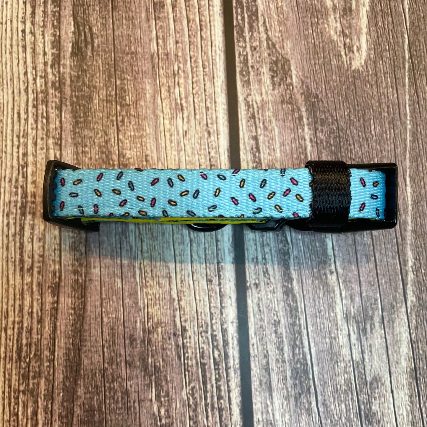 Sprinkles For Days Collar - pink or blue sprinkles dog collar - The Bark Market
