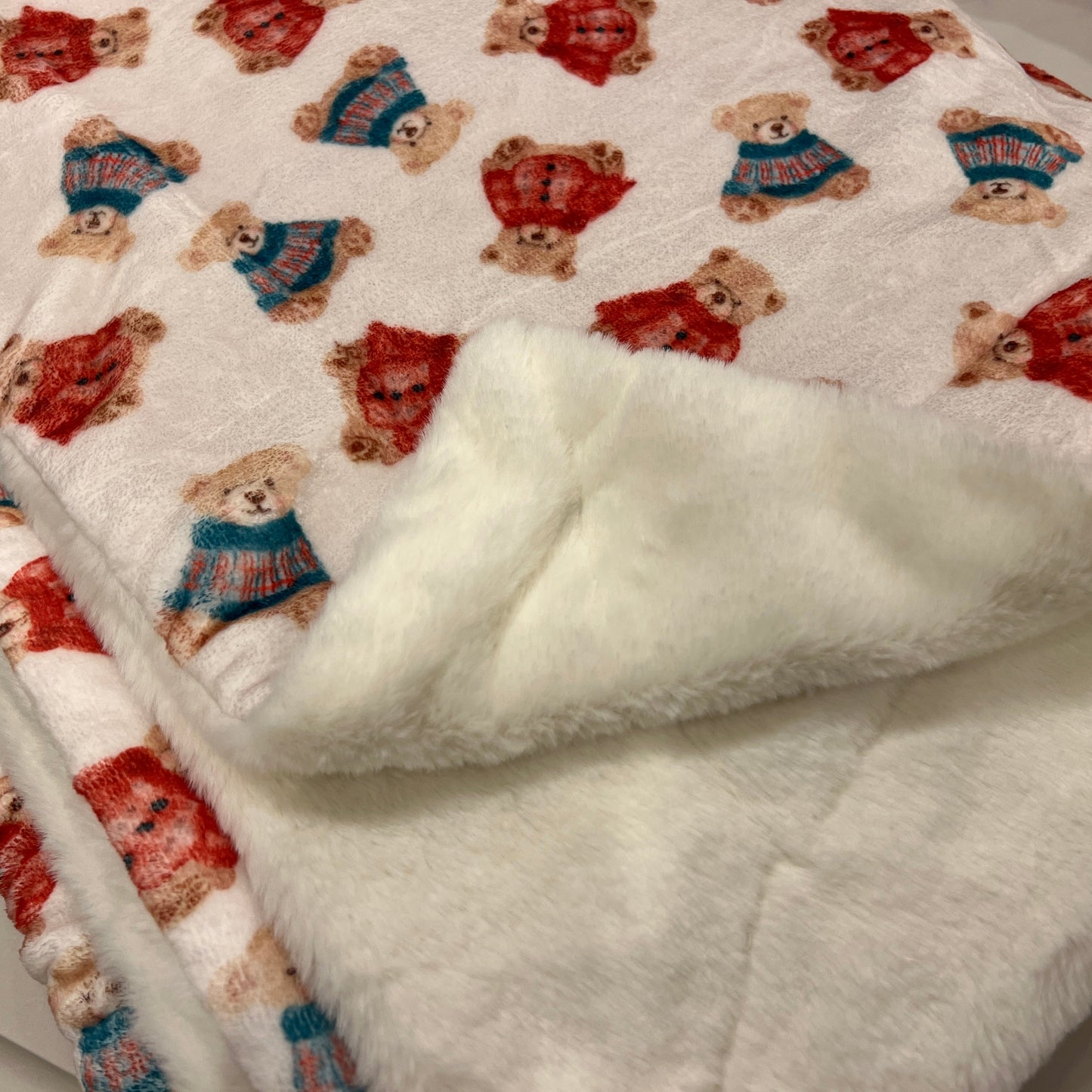 Harrold + Hattie Bears - Supaw Sized Faux Fur Blanket - The Bark Market