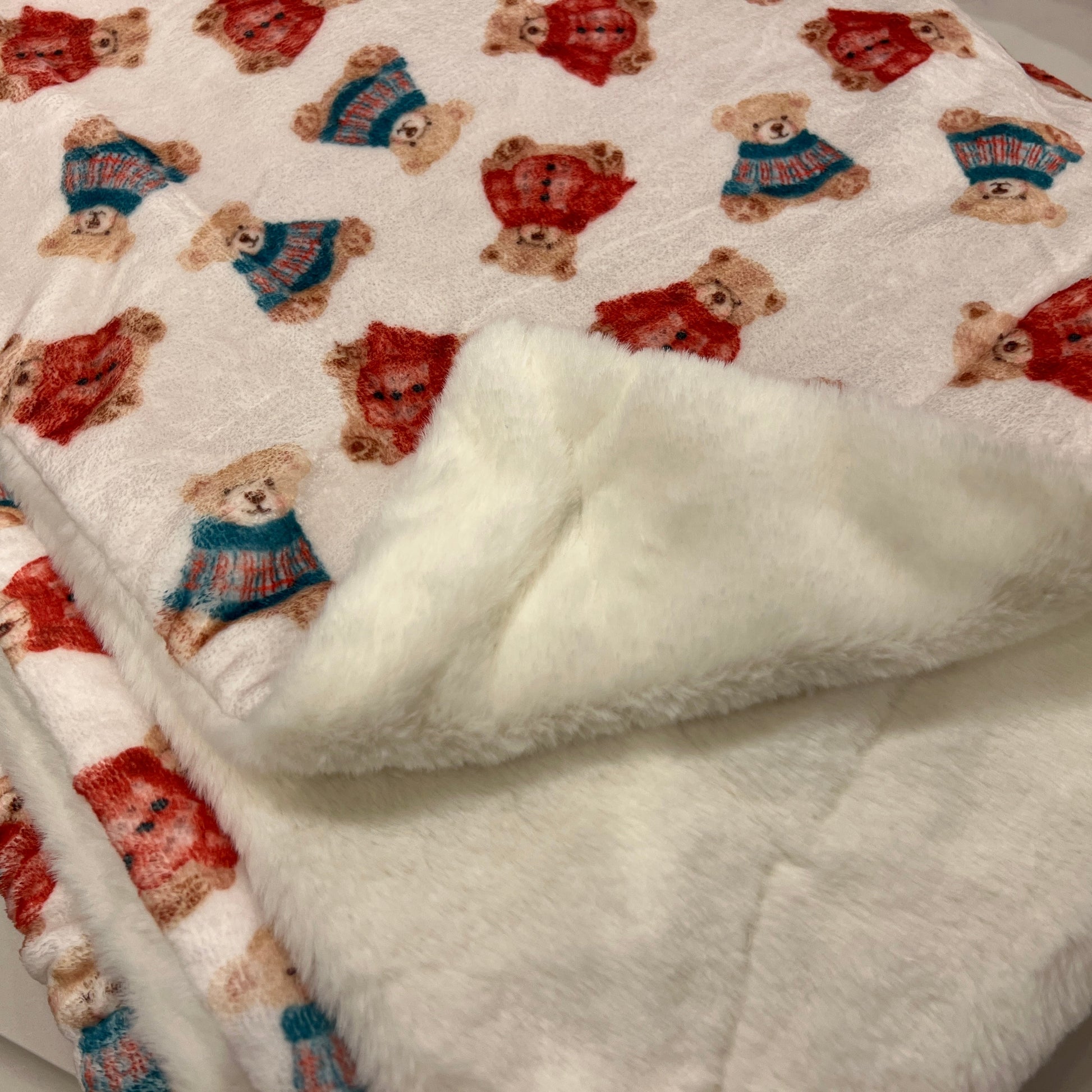 Harrold + Hattie Bears - Supaw Sized Faux Fur Blanket - The Bark Market