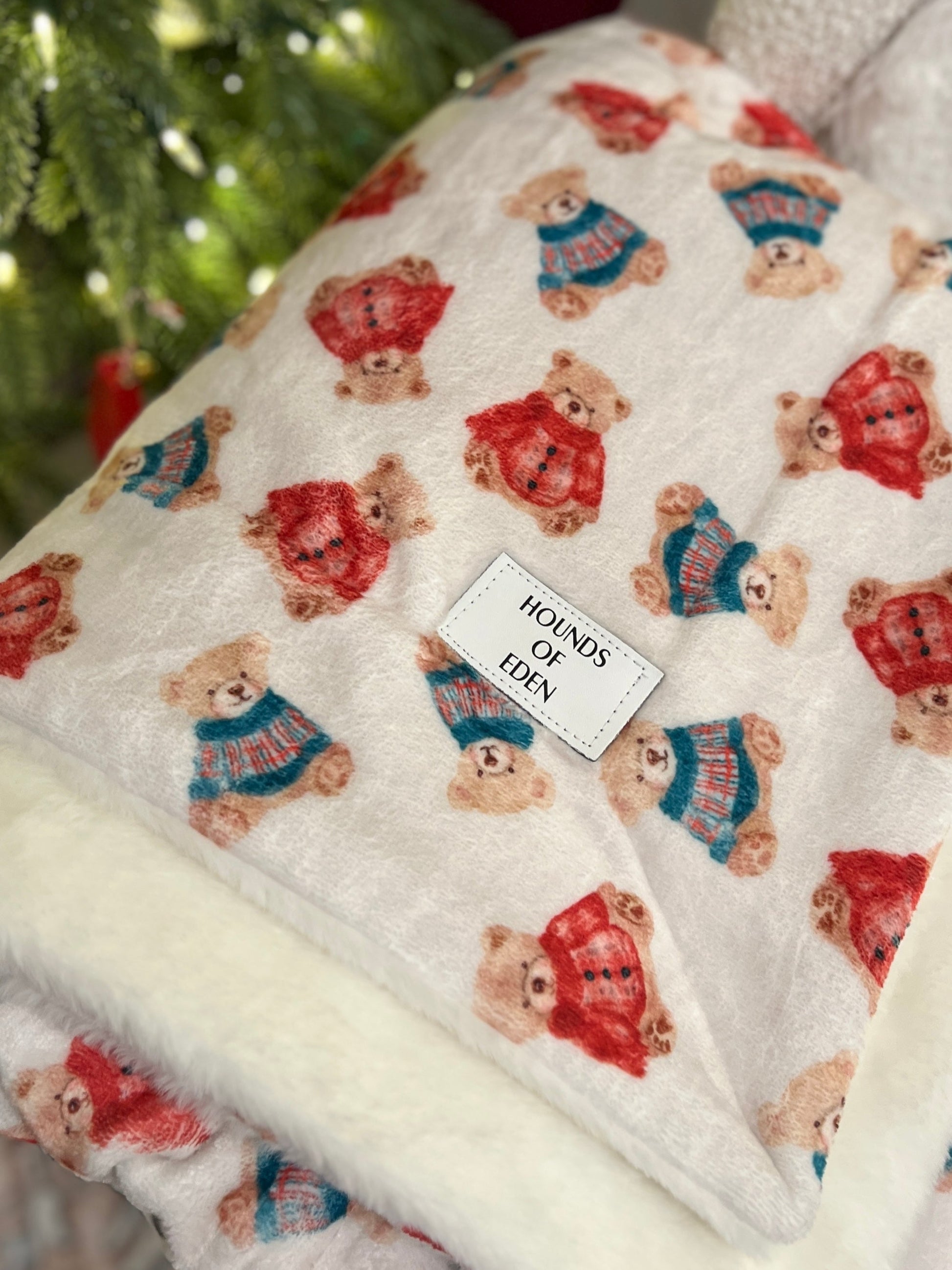 Harrold + Hattie Bears - Supaw Sized Faux Fur Blanket - The Bark Market
