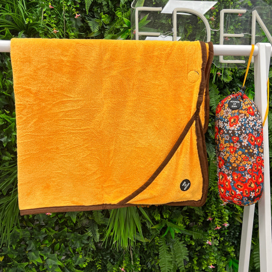 Retro Bloom Dog Towel - The Bark Market