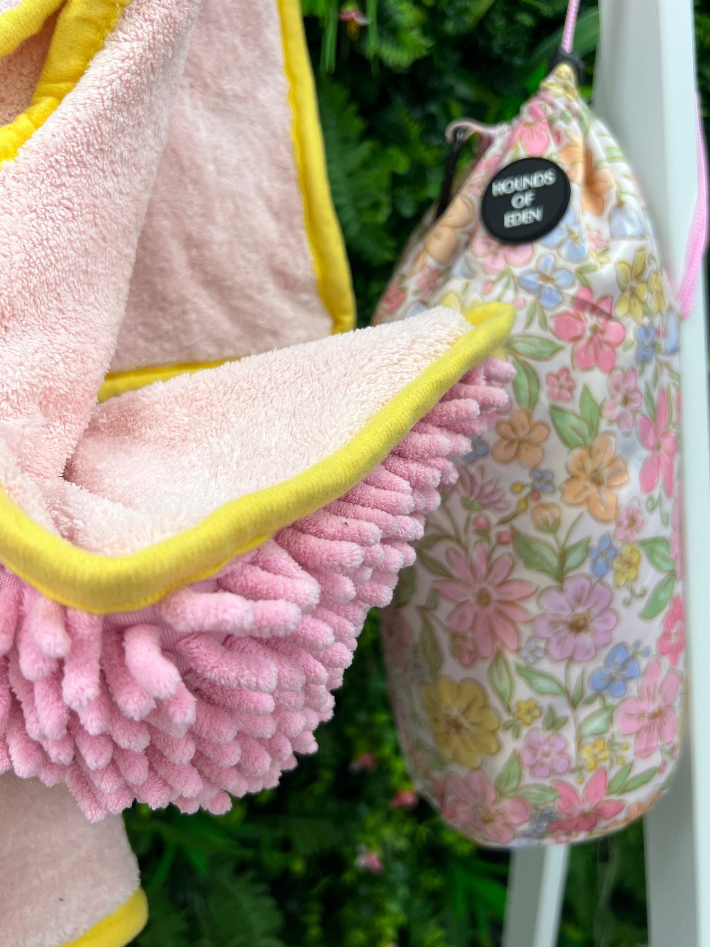 Pastel Petal Dog Towel - The Bark Market