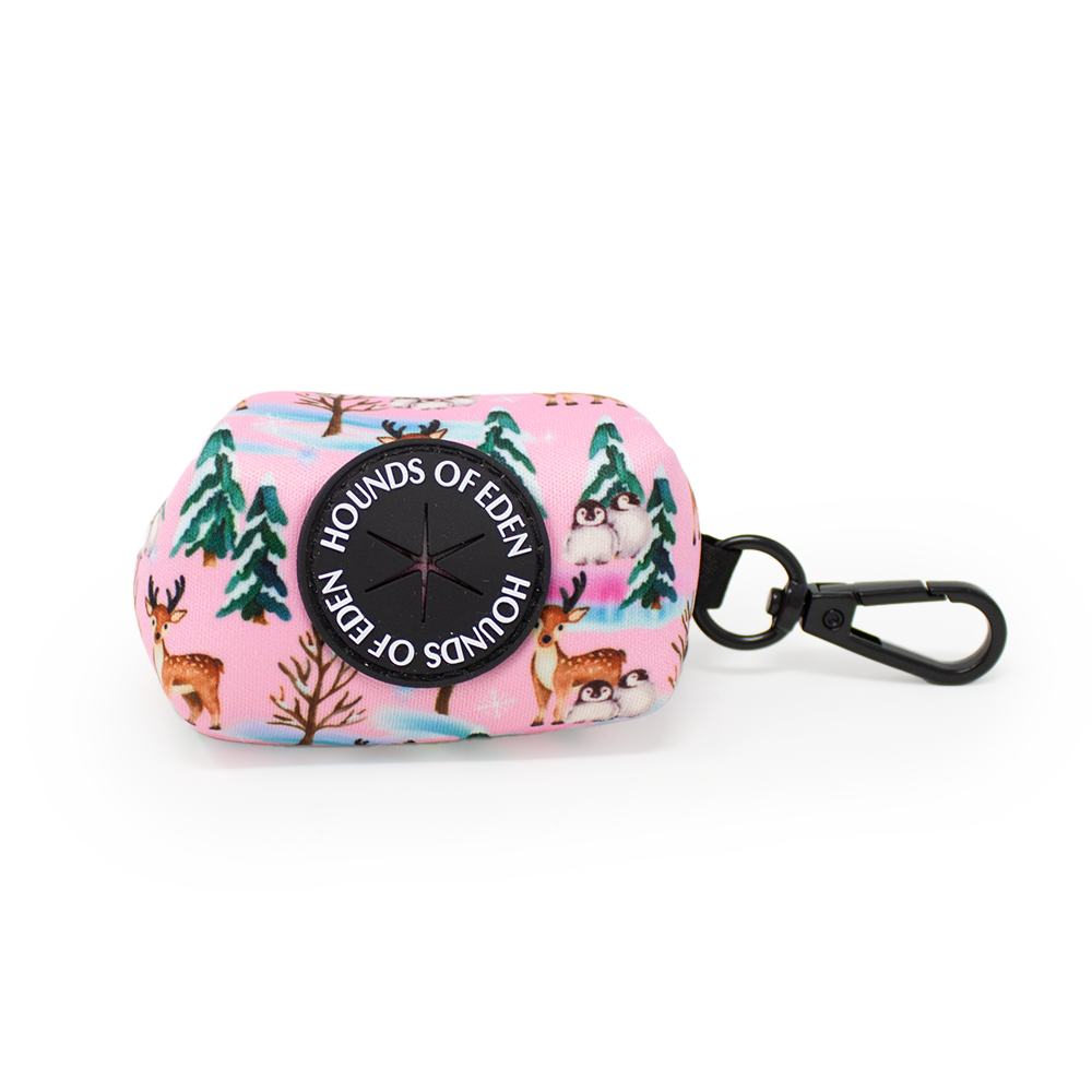 Aurora Nights - Pink Penguin Design Dog Harness - The Bark Market