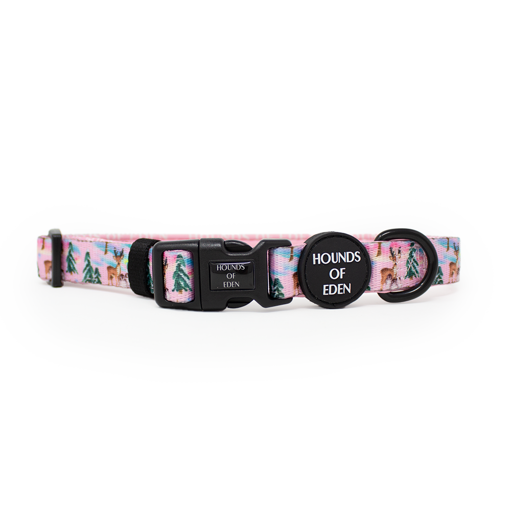 Aurora Nights - Pink Penguin Design Dog Harness - The Bark Market