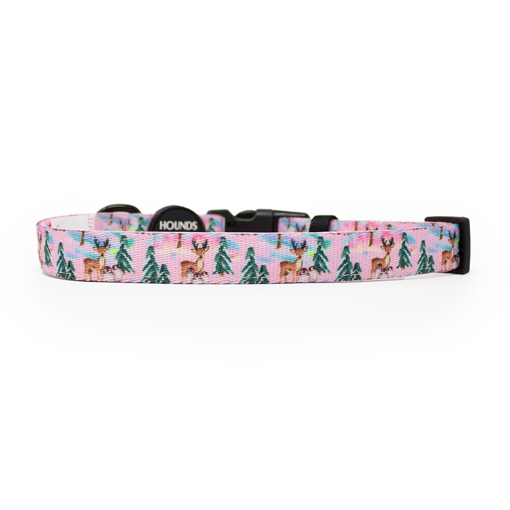 Aurora Nights - Pink Penguin Design Dog Harness - The Bark Market