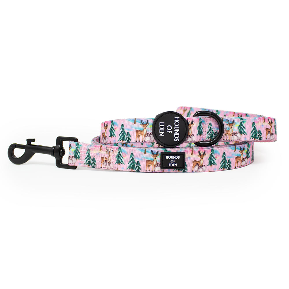 Aurora Nights - Pink Penguin Design Dog Harness - The Bark Market
