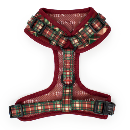 Tartan Me Up - Red & Cream Tartan Design Dog Harness - The Bark Market