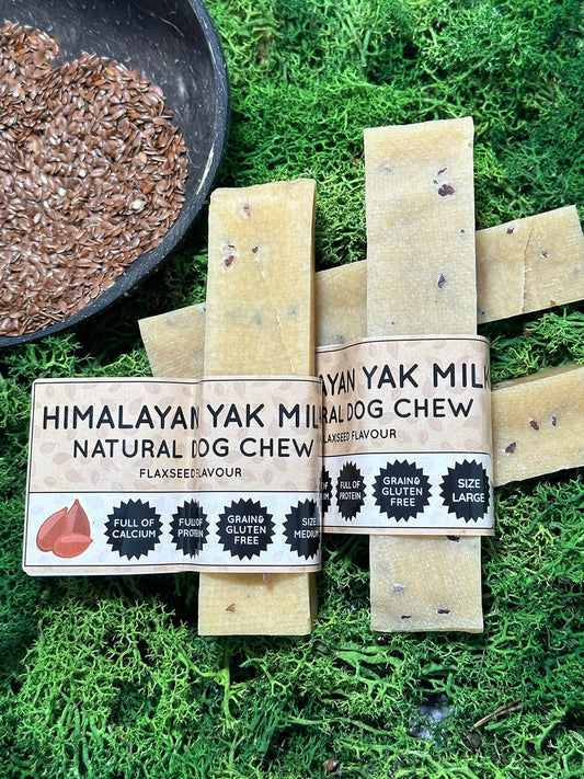 Flaxseed Yak Dog Chew - The Bark Market