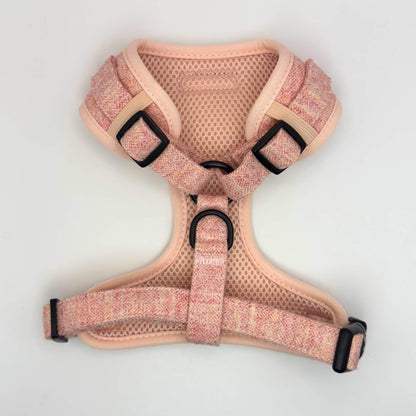 Tweed Adjustable Harness - Pink - The Bark Market