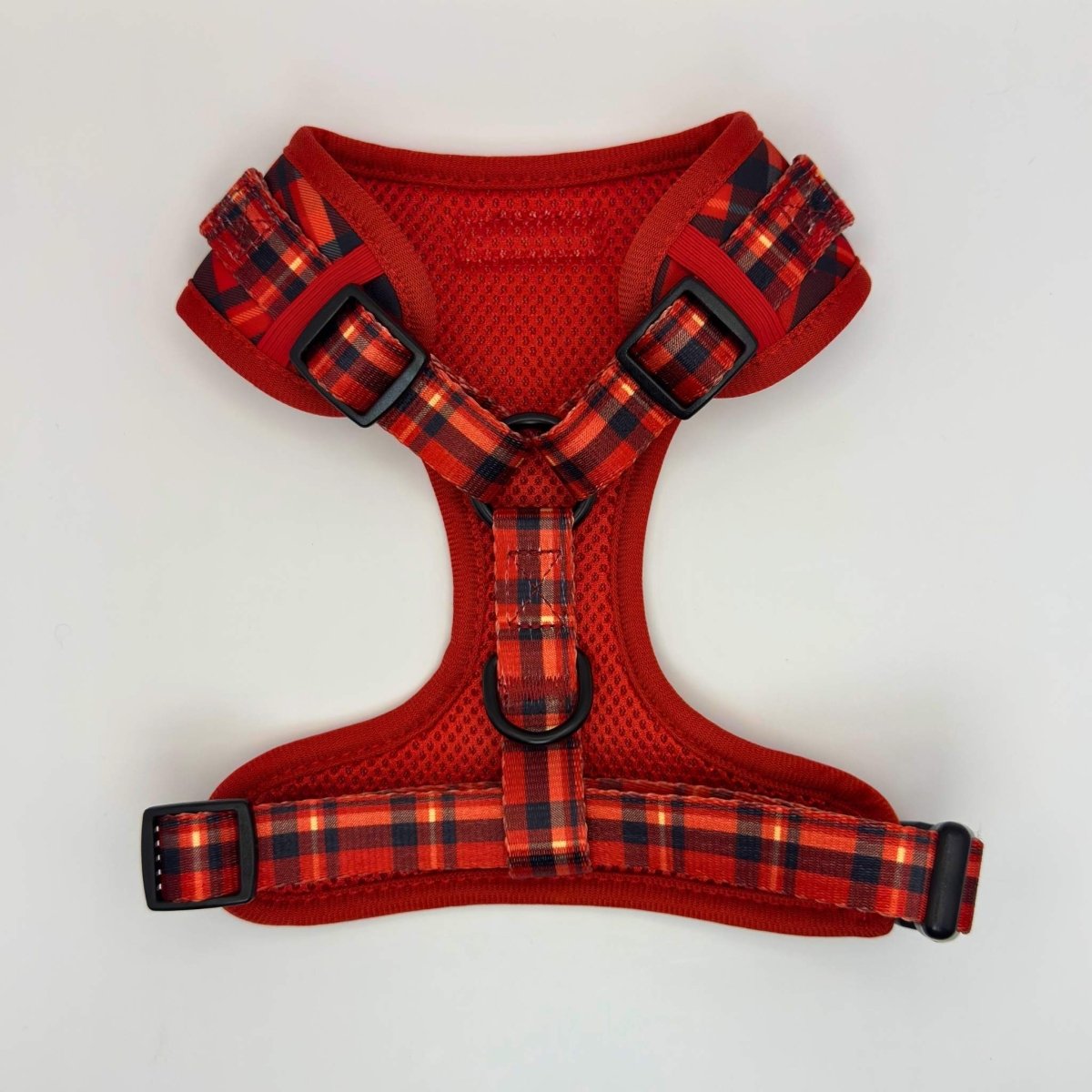 Adjustable Harness - Red Tartan - The Bark Market