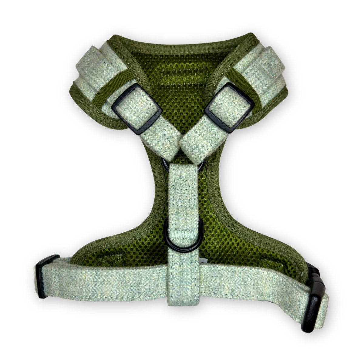 Tweed Adjustable Harness - Sage - The Bark Market