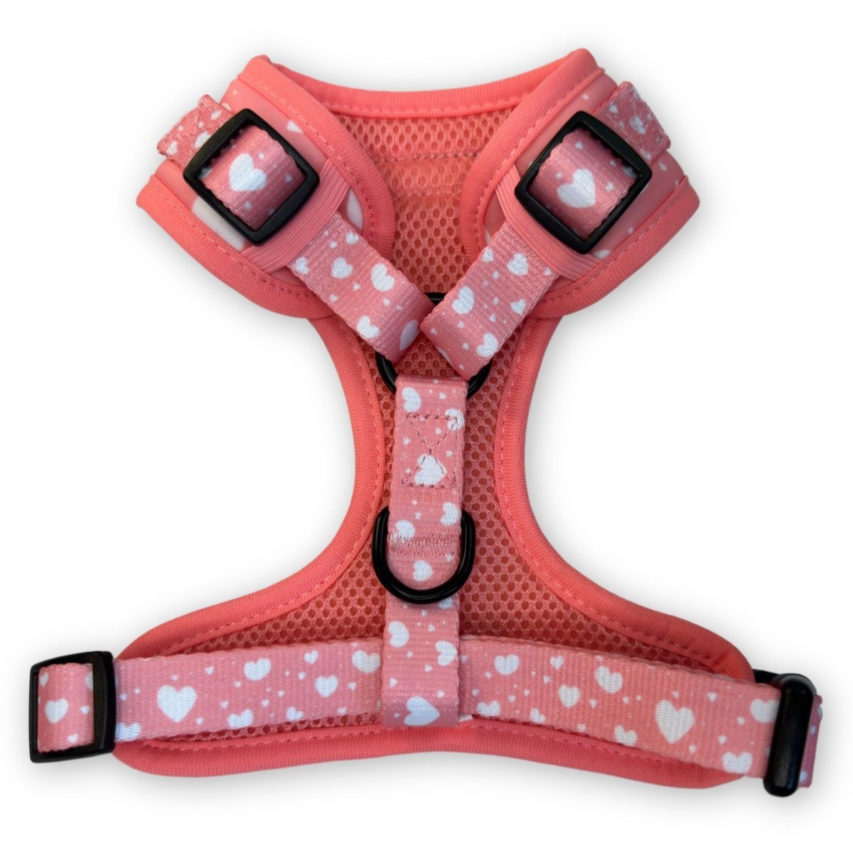Adjustable Harness - Peachy Hearts - The Bark Market
