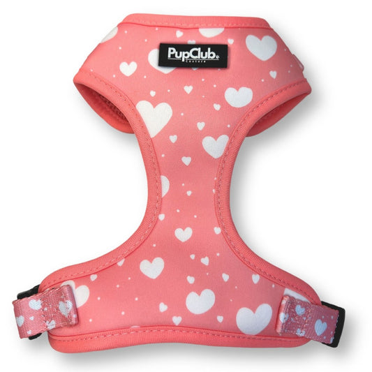 Adjustable Harness - Peachy Hearts - The Bark Market