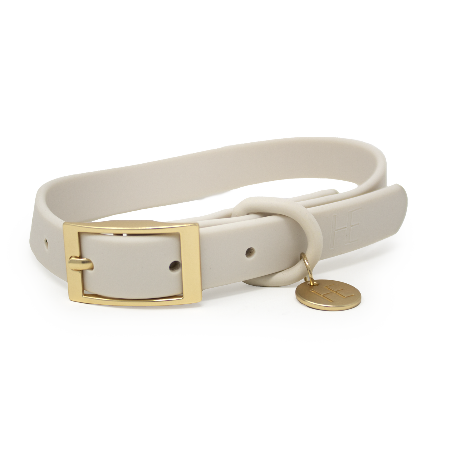 Oatmeal Latte 'All Weather' Dog Collar - The Bark Market