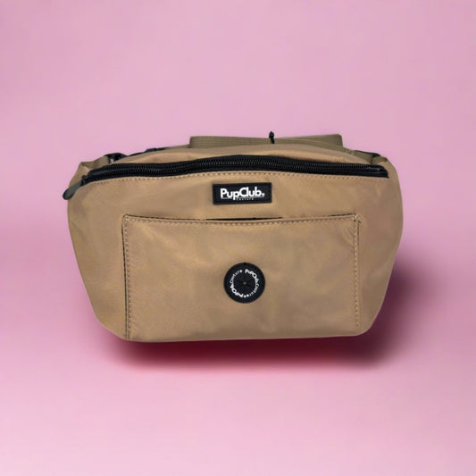 Dog Walking Bum Bag - Tan - The Bark Market
