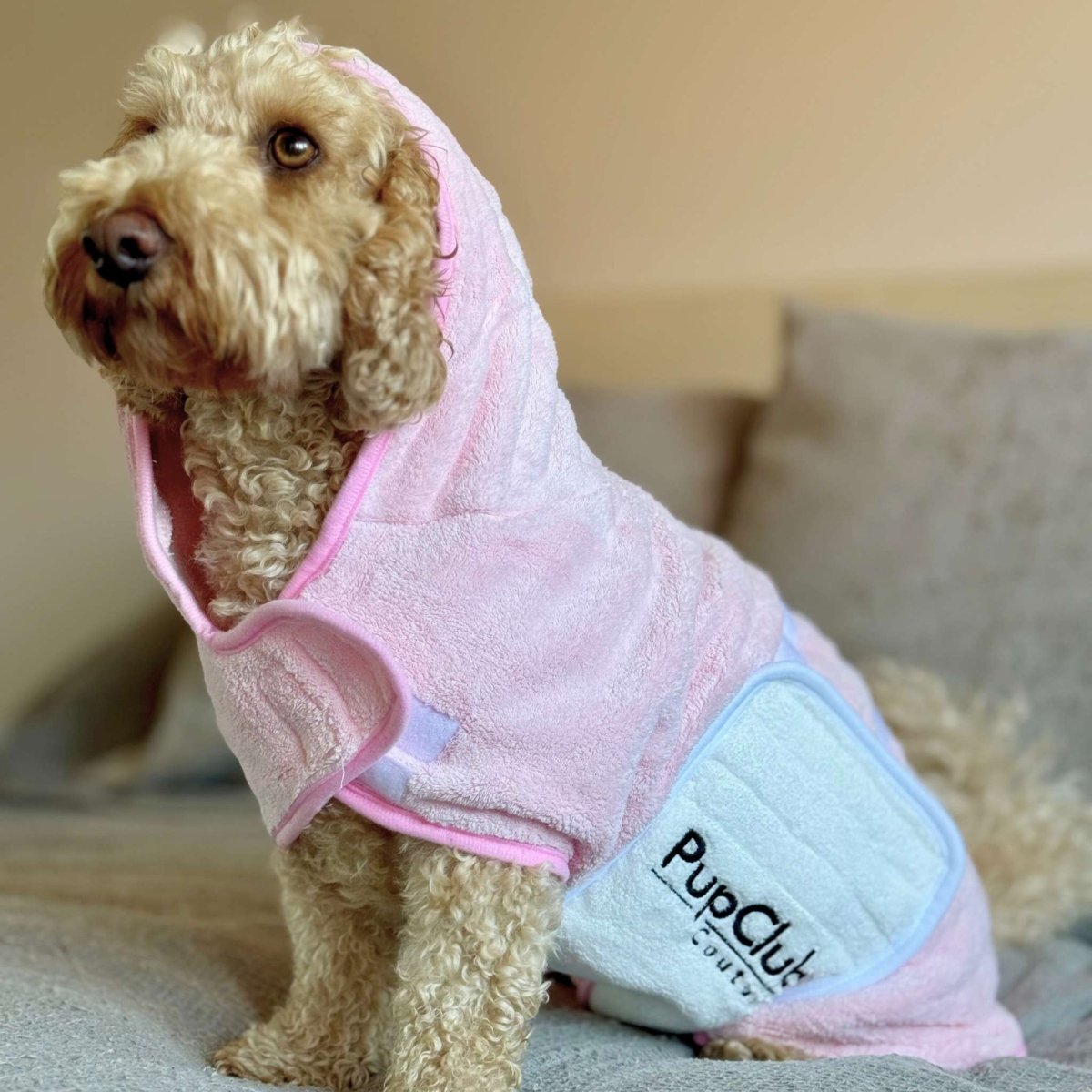 Drying Robe - Pink - The Bark Market