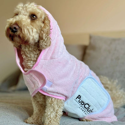 Drying Robe - Pink - The Bark Market